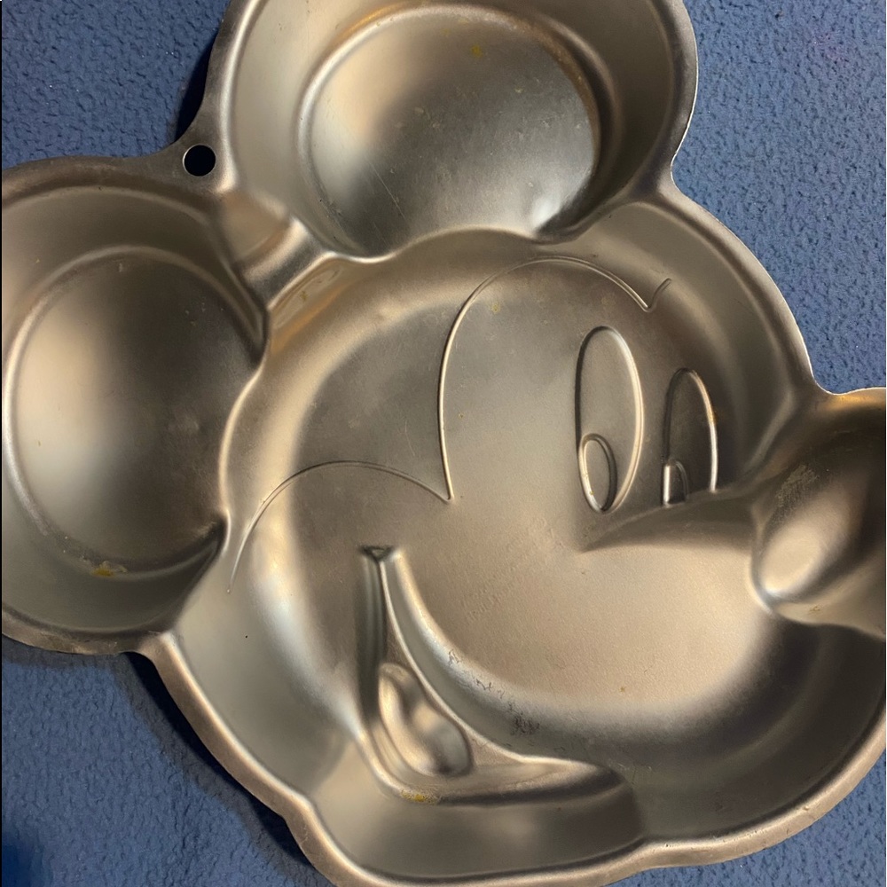 Large Mickey Mouse Metal Cake Pan Birthday